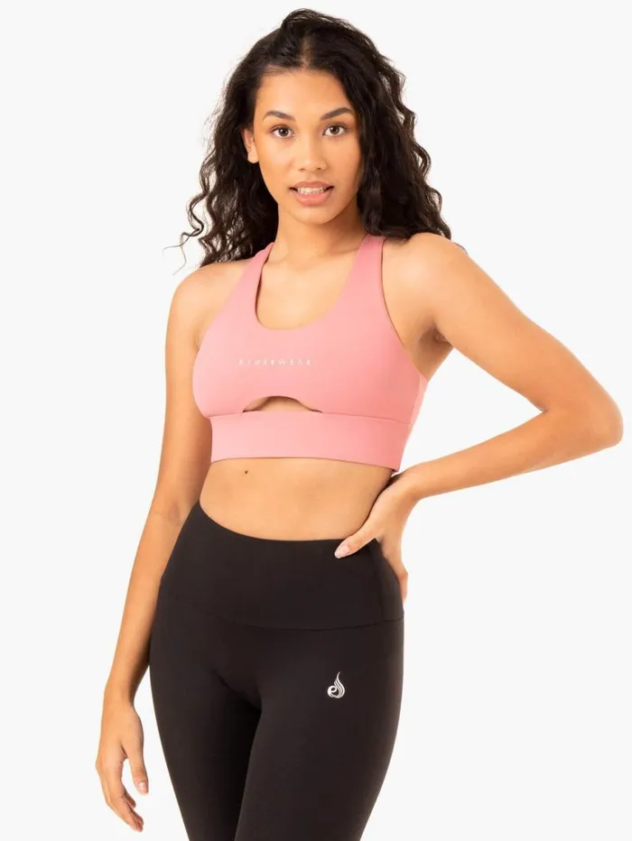 Sports Bras Womens Ryderwear Focus Contour Sports Bra Blush Pink