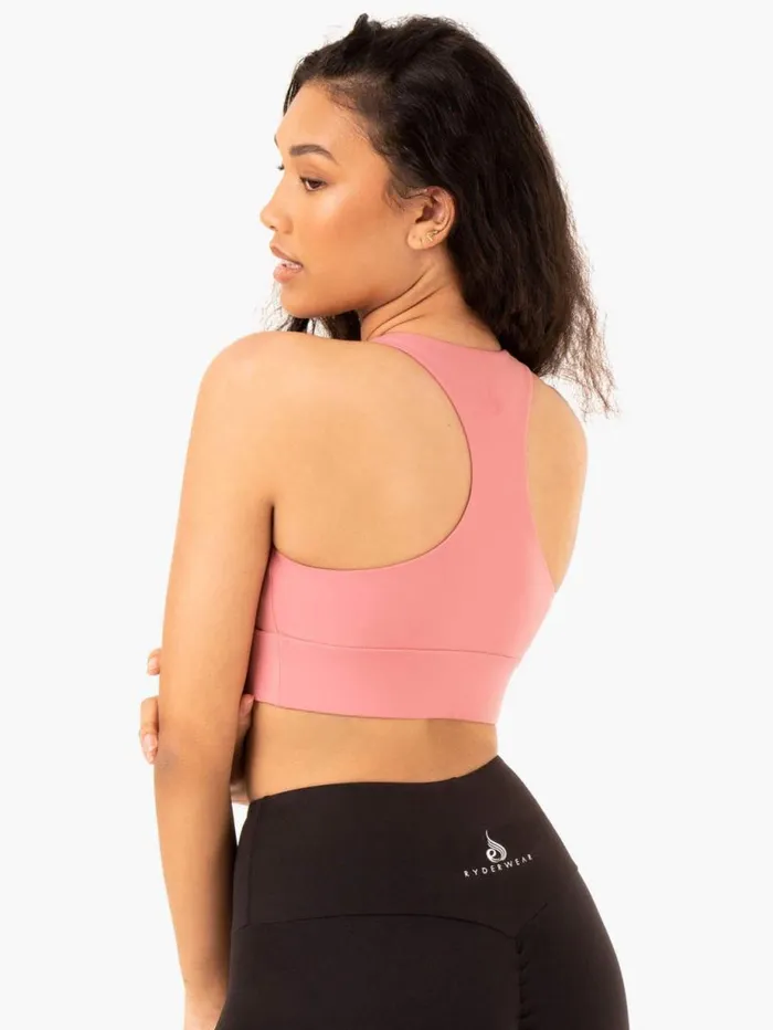 Sports Bras Womens Ryderwear Focus Contour Sports Bra Blush Pink