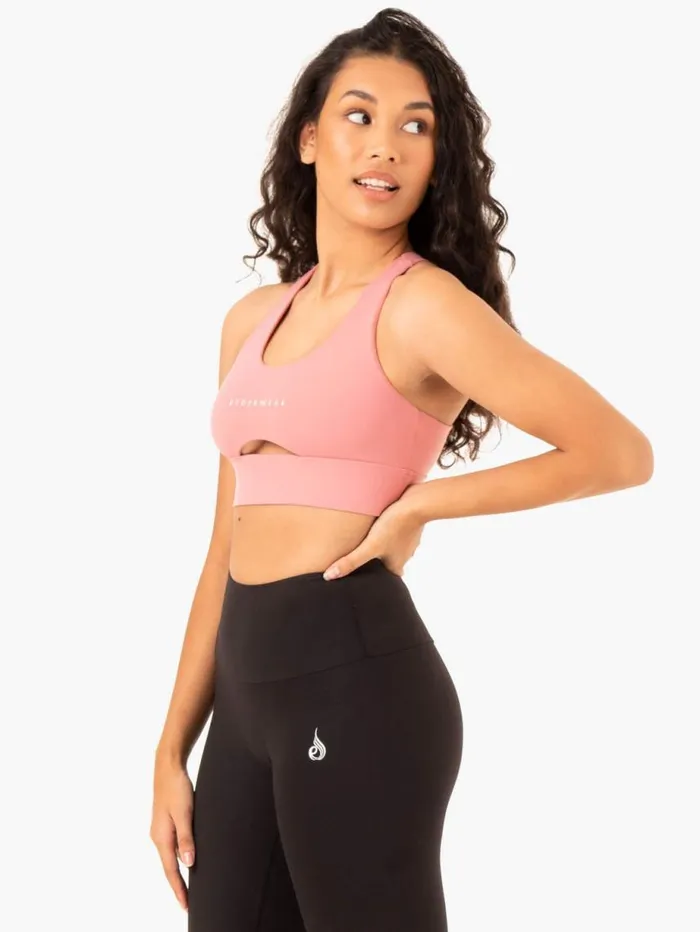 Sports Bras Womens Ryderwear Focus Contour Sports Bra Blush Pink