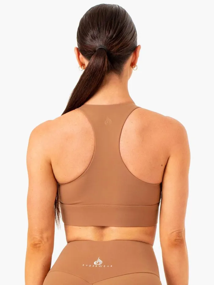 Sports Bras Womens Ryderwear Focus Contour Sports Bra Mocha