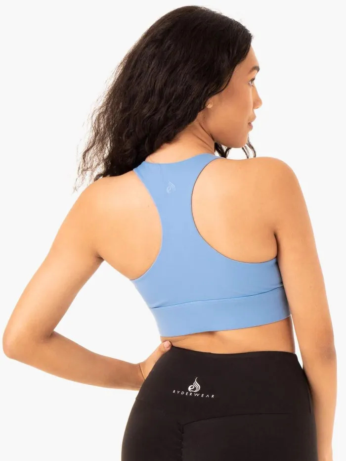 Sports Bras Womens Ryderwear Focus Contour Sports Bra Sky Blue