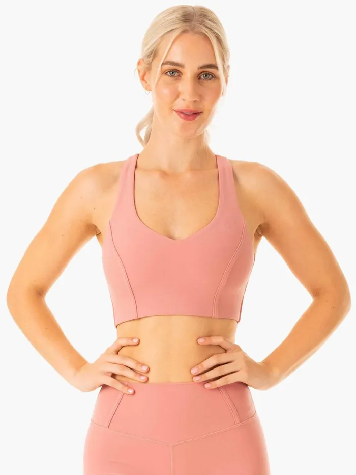 Sports Bras Womens Ryderwear Form Sports Bra Dusty Pink