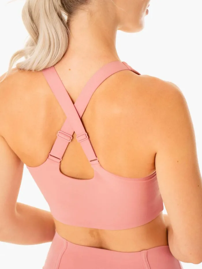 Sports Bras Womens Ryderwear Form Sports Bra Dusty Pink
