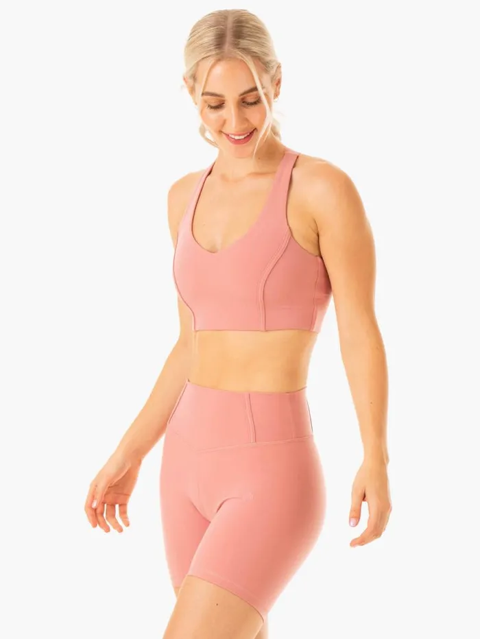 Sports Bras Womens Ryderwear Form Sports Bra Dusty Pink