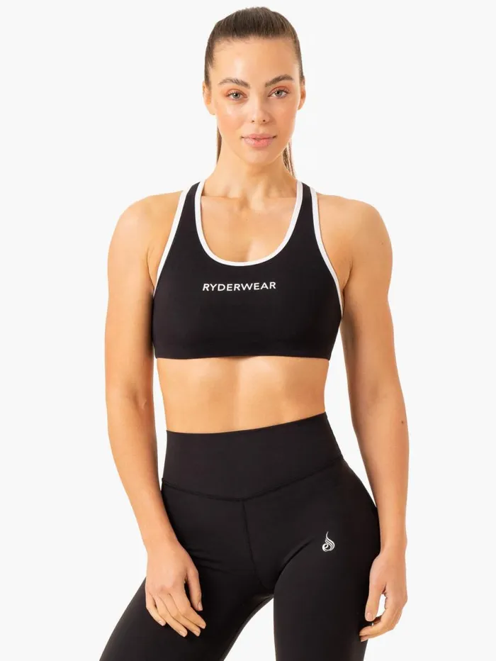 Sports Bras Womens Ryderwear Frequency High Impact Sports Bra Black