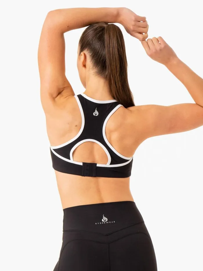 Sports Bras Womens Ryderwear Frequency High Impact Sports Bra Black