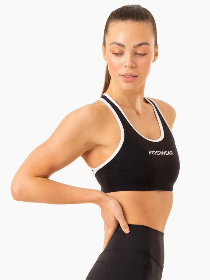 Sports Bras Womens Ryderwear Frequency High Impact Sports Bra Black