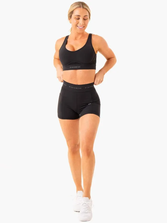 Sports Bras Womens Ryderwear Heighten High Impact Sports Bra Black