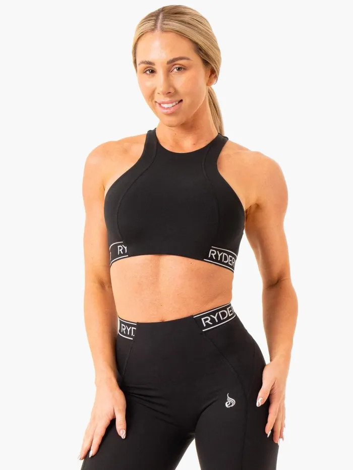 Sports Bras Womens Ryderwear Level Up High Impact Sports Bra Black