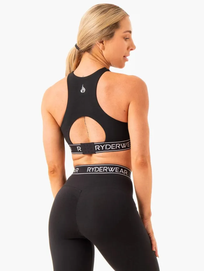 Sports Bras Womens Ryderwear Level Up High Impact Sports Bra Black