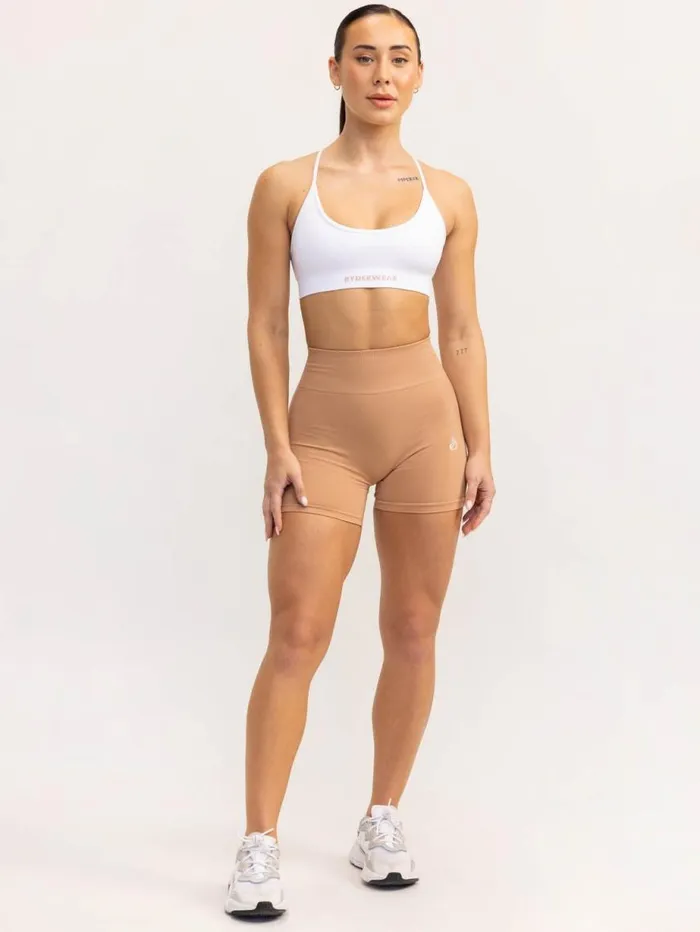 Sports Bras Womens Ryderwear Lift 20 Seamless Sports Bra White