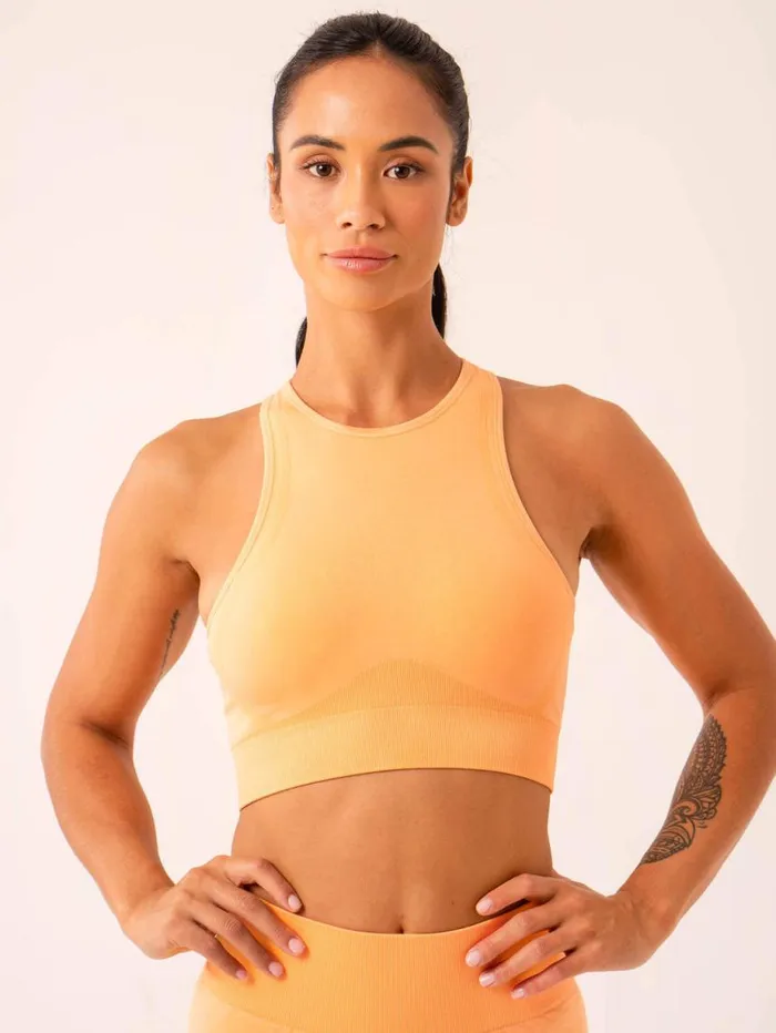 Sports Bras Womens Ryderwear Lift Seamless High Neck Sports Bra Mango