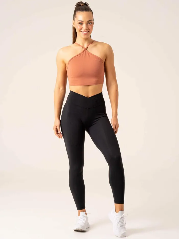 Sports Bras Womens Ryderwear Momentum Tank Bra Clay