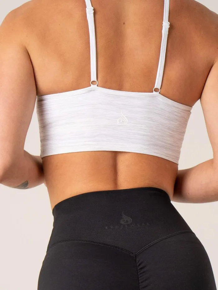Sports Bras Womens Ryderwear Momentum Tank Bra Snow Grey Marl