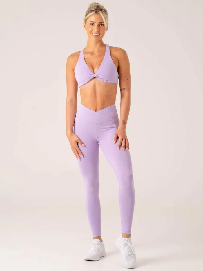 Sports Bras Womens Ryderwear Momentum Twist Sports Bra Lavender