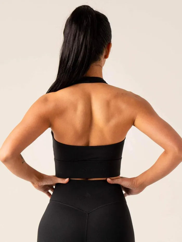 Sports Bras Womens Ryderwear NKD Arch Halter Sports Bra Black