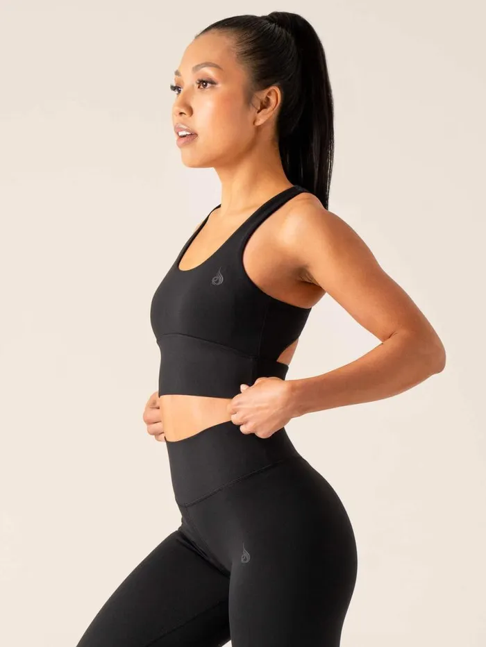 Sports Bras Womens Ryderwear NKD Arch Sports Bra Black