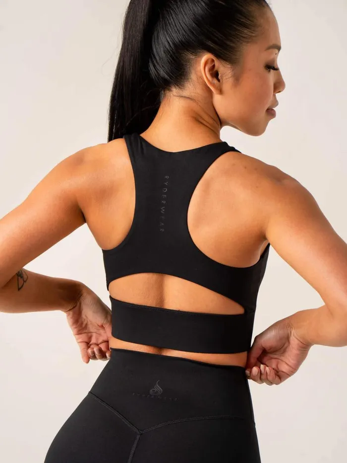 Sports Bras Womens Ryderwear NKD Arch Sports Bra Black