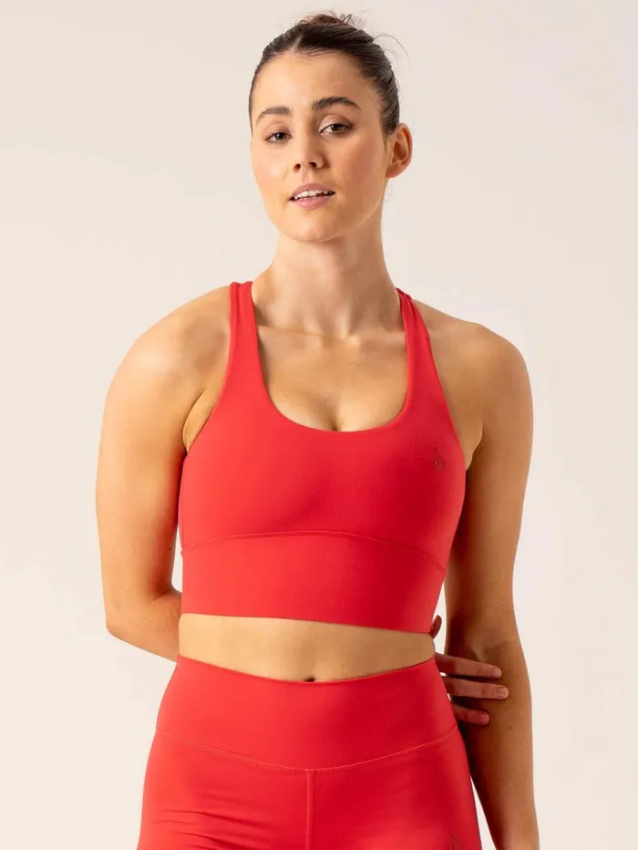Sports Bras Womens Ryderwear NKD Arch Sports Bra Red