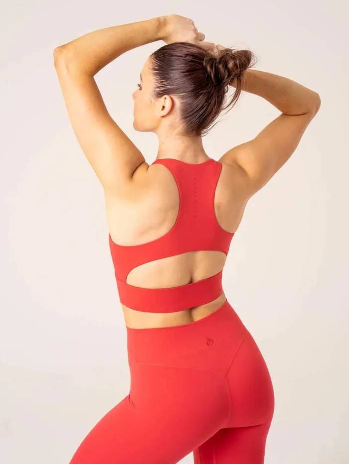 Sports Bras Womens Ryderwear NKD Arch Sports Bra Red