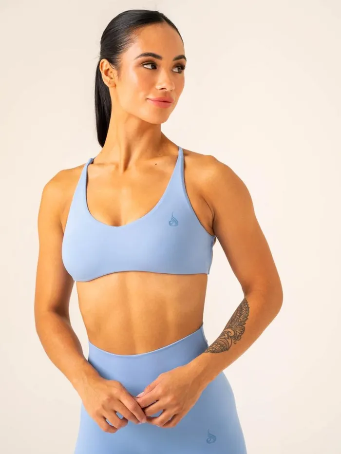 Sports Bras Womens Ryderwear NKD Embody Sports Crop Blue