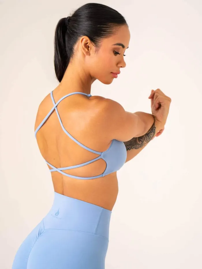 Sports Bras Womens Ryderwear NKD Embody Sports Crop Blue