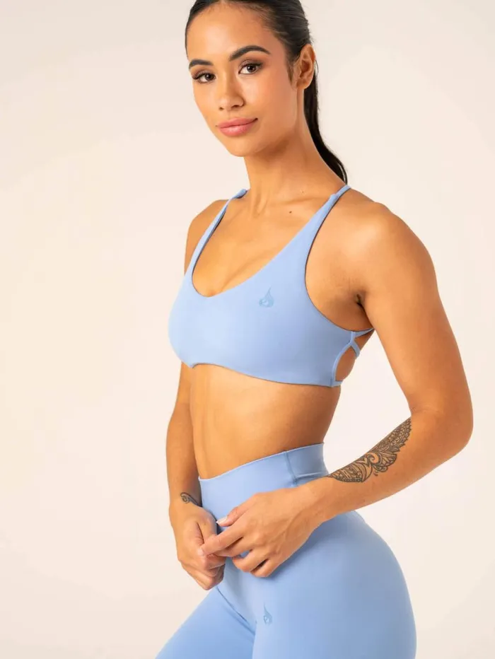 Sports Bras Womens Ryderwear NKD Embody Sports Crop Blue