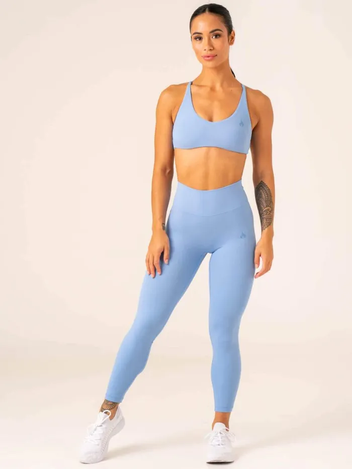 Sports Bras Womens Ryderwear NKD Embody Sports Crop Blue