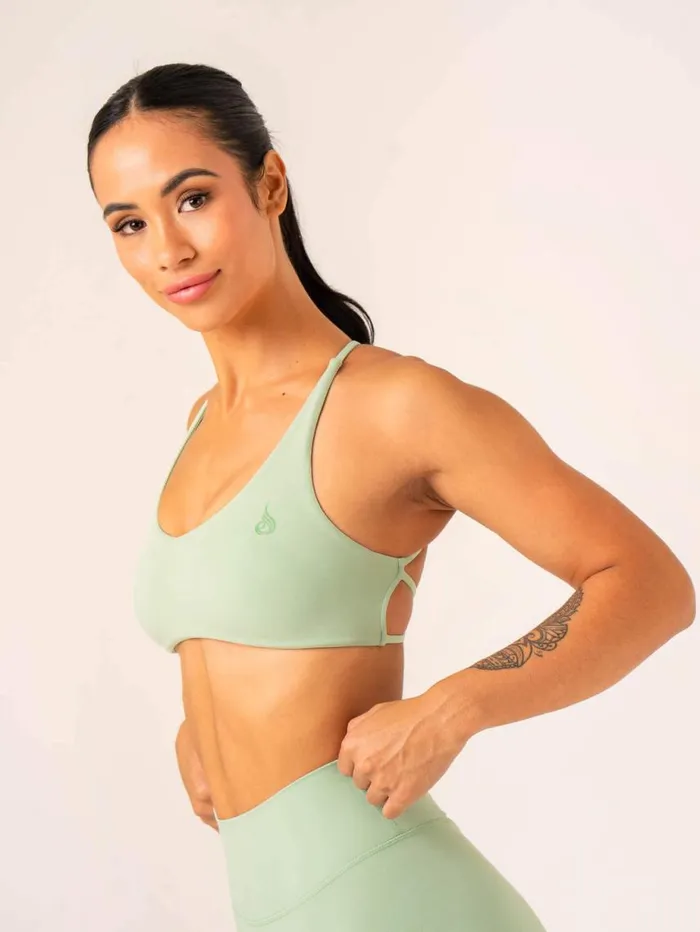Sports Bras Womens Ryderwear NKD Embody Sports Crop Pistachio