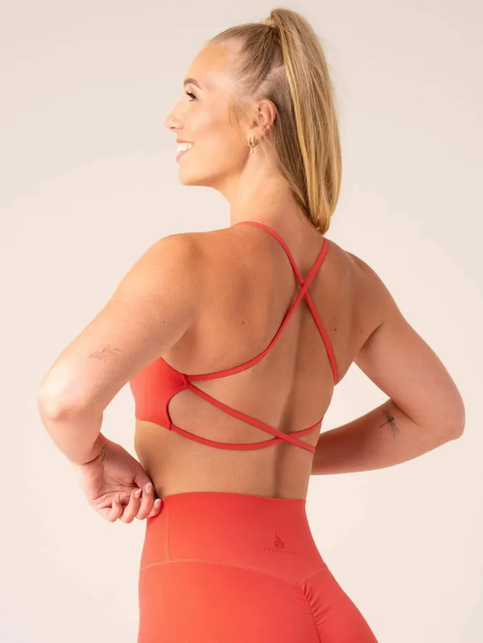 Sports Bras Womens Ryderwear NKD Embody Sports Crop Watermelon