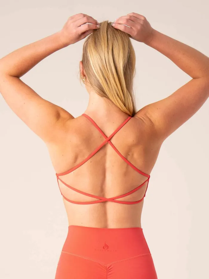 Sports Bras Womens Ryderwear NKD Embody Sports Crop Watermelon