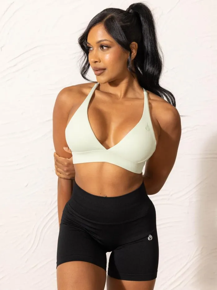 Sports Bras Womens Ryderwear NKD Low Neck Sports Bra Cucumber
