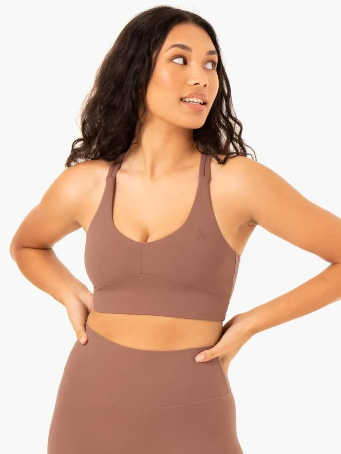 Sports Bras Womens Ryderwear NKD Refine Sports Bra Mocha