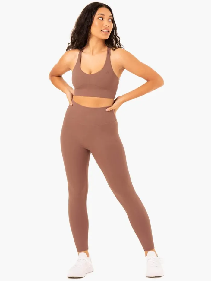 Sports Bras Womens Ryderwear NKD Refine Sports Bra Mocha