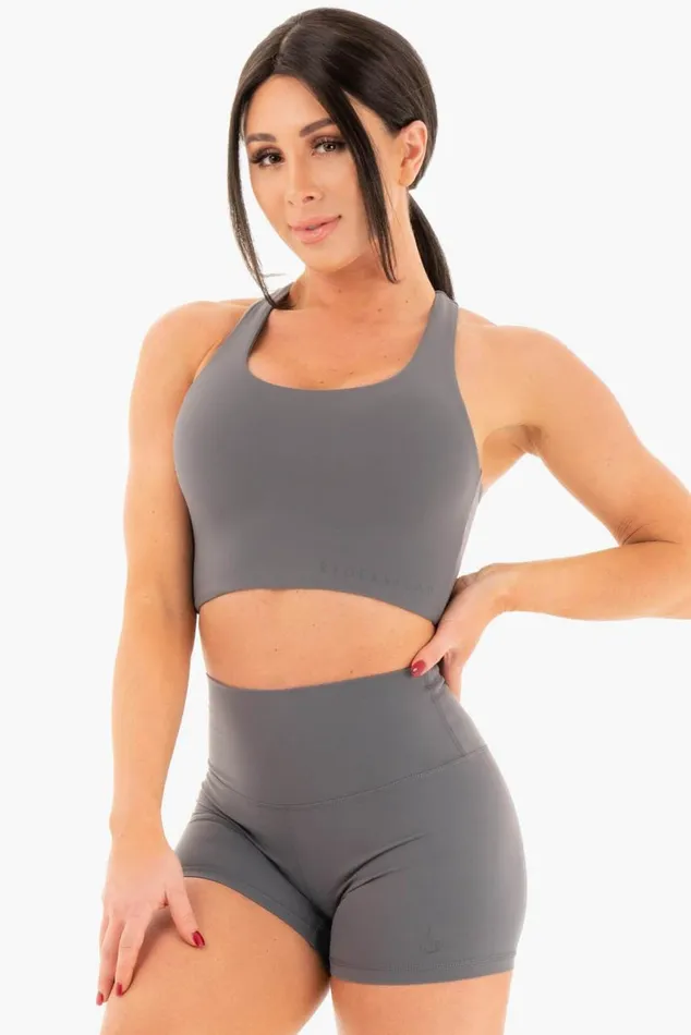 Sports Bras Womens Ryderwear NKD Sports Bra Charcoal