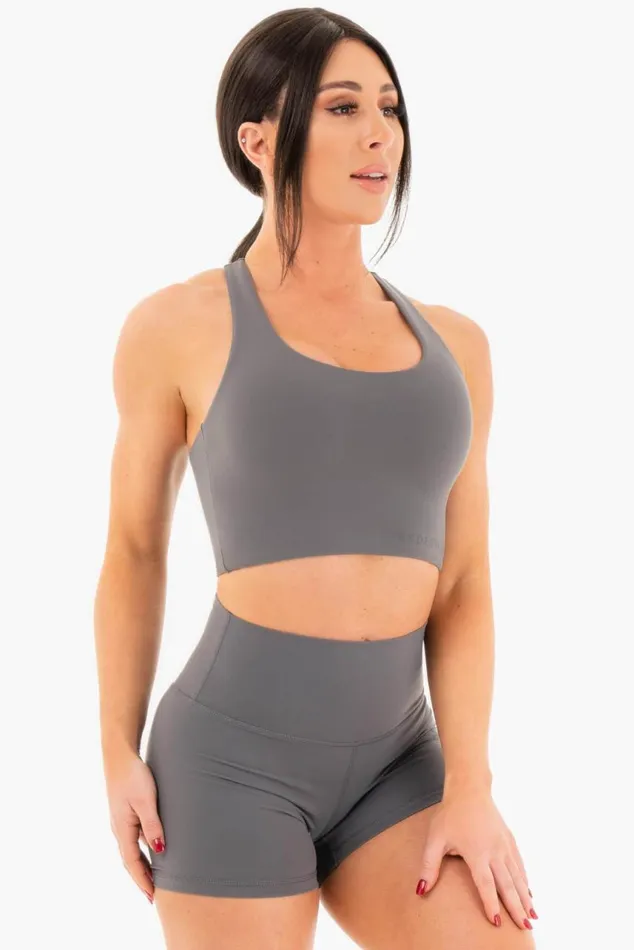 Sports Bras Womens Ryderwear NKD Sports Bra Charcoal