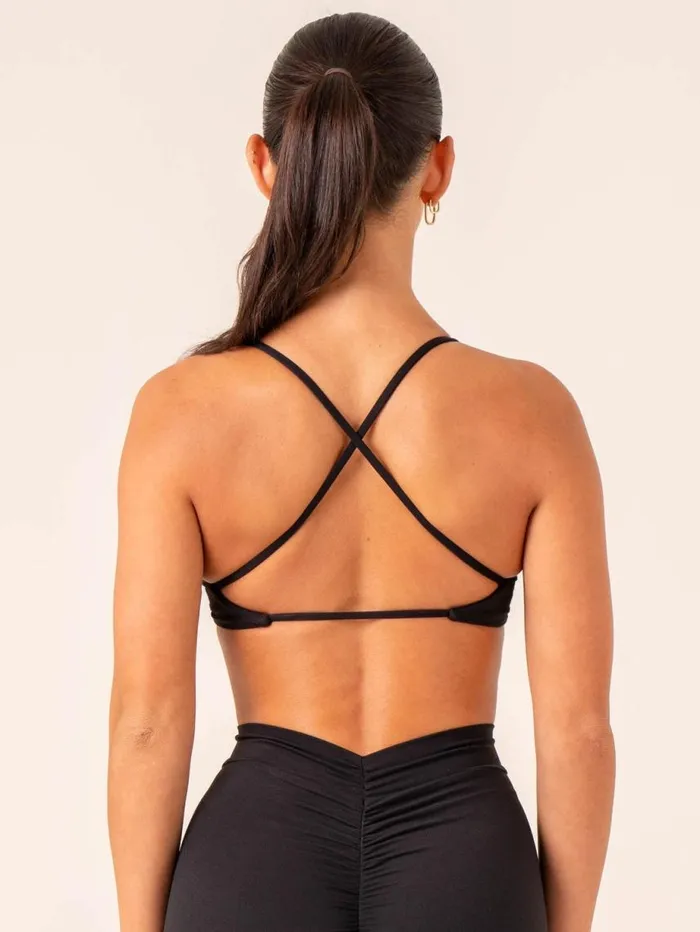 Sports Bras Womens Ryderwear NKD Twist Sports Bra Black