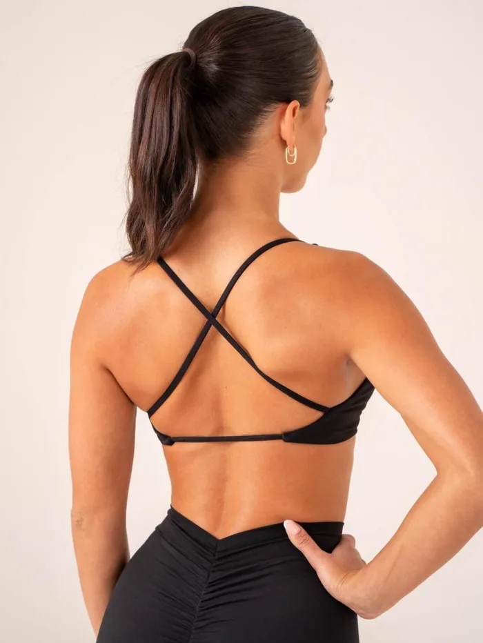 Sports Bras Womens Ryderwear NKD Twist Sports Bra Black