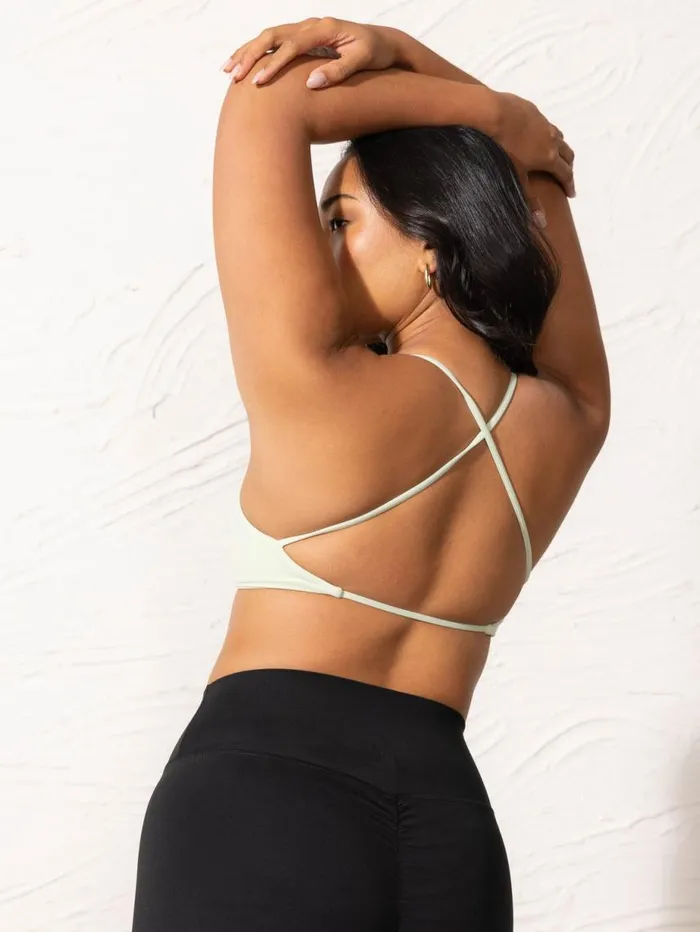 Sports Bras Womens Ryderwear NKD Twist Sports Bra Cucumber