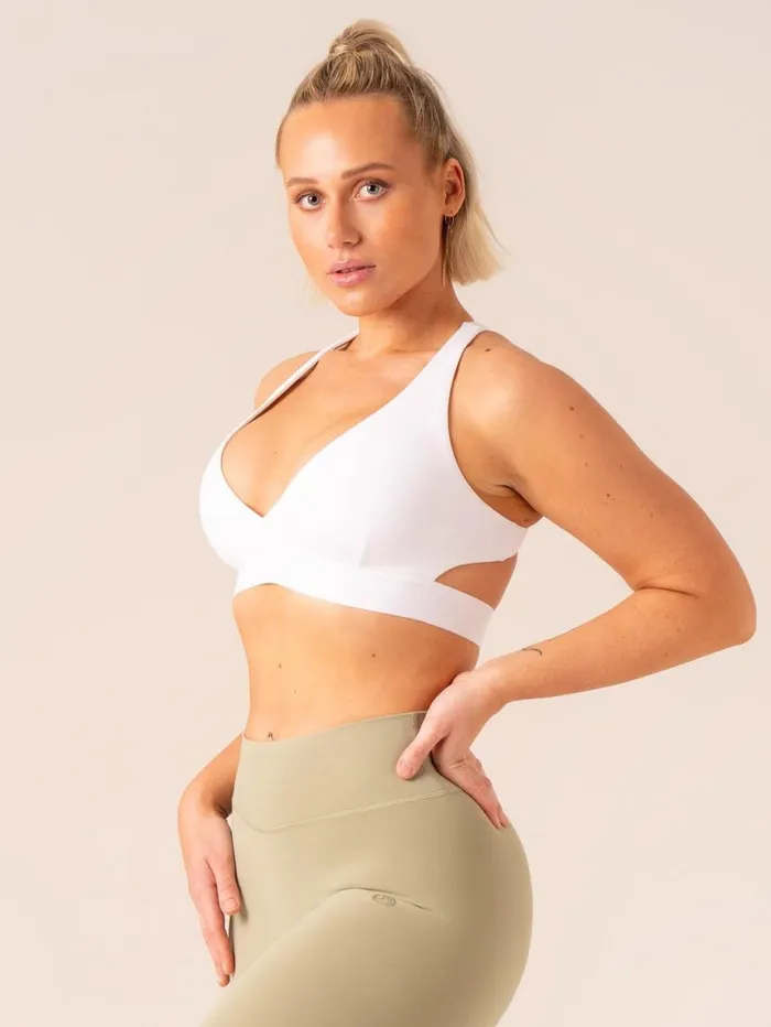 Sports Bras Womens Ryderwear Prime Sports Bra White