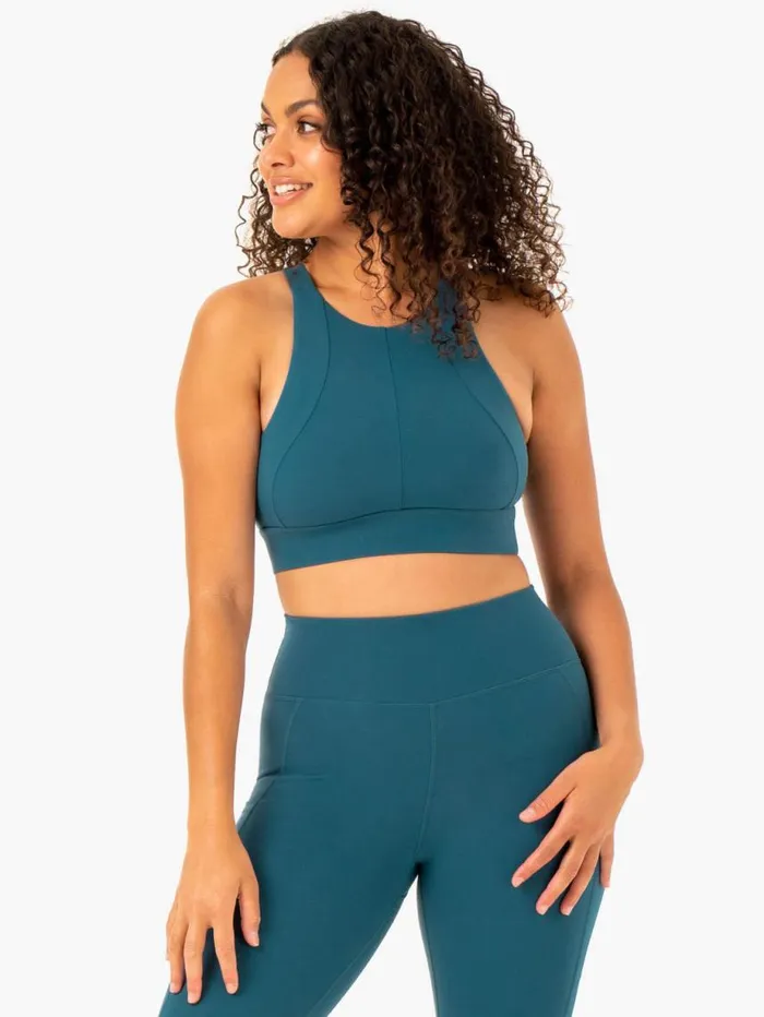 Sports Bras Womens Ryderwear Reset High Impact Sports Bra Teal