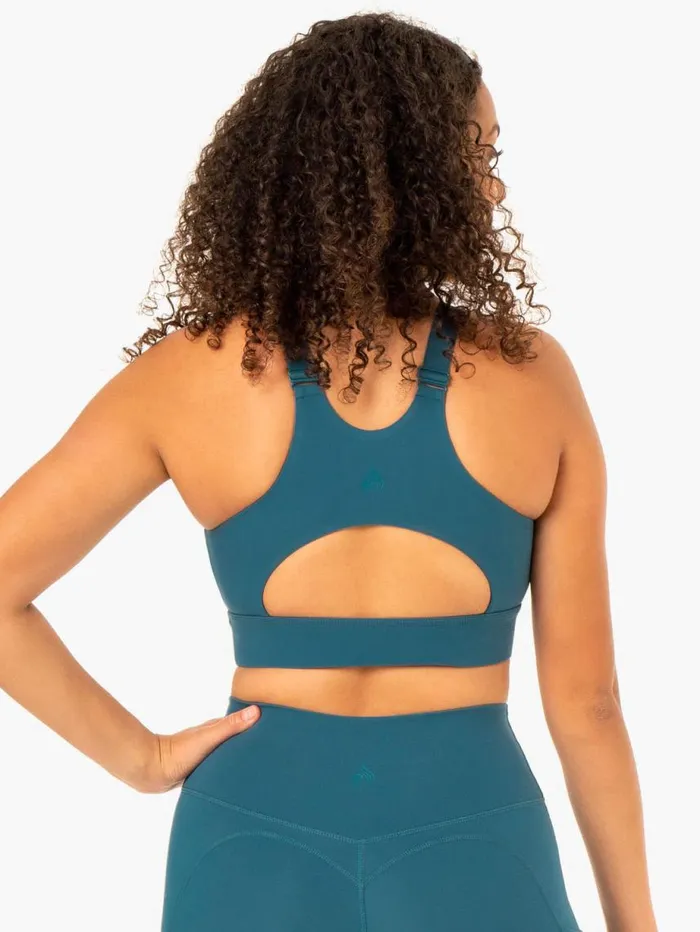 Sports Bras Womens Ryderwear Reset High Impact Sports Bra Teal