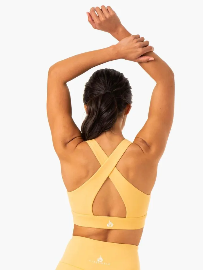 Sports Bras Womens Ryderwear Staples Cross Over Sports Bra Mango