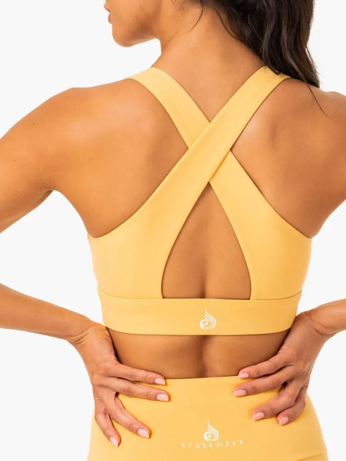 Sports Bras Womens Ryderwear Staples Cross Over Sports Bra Mango