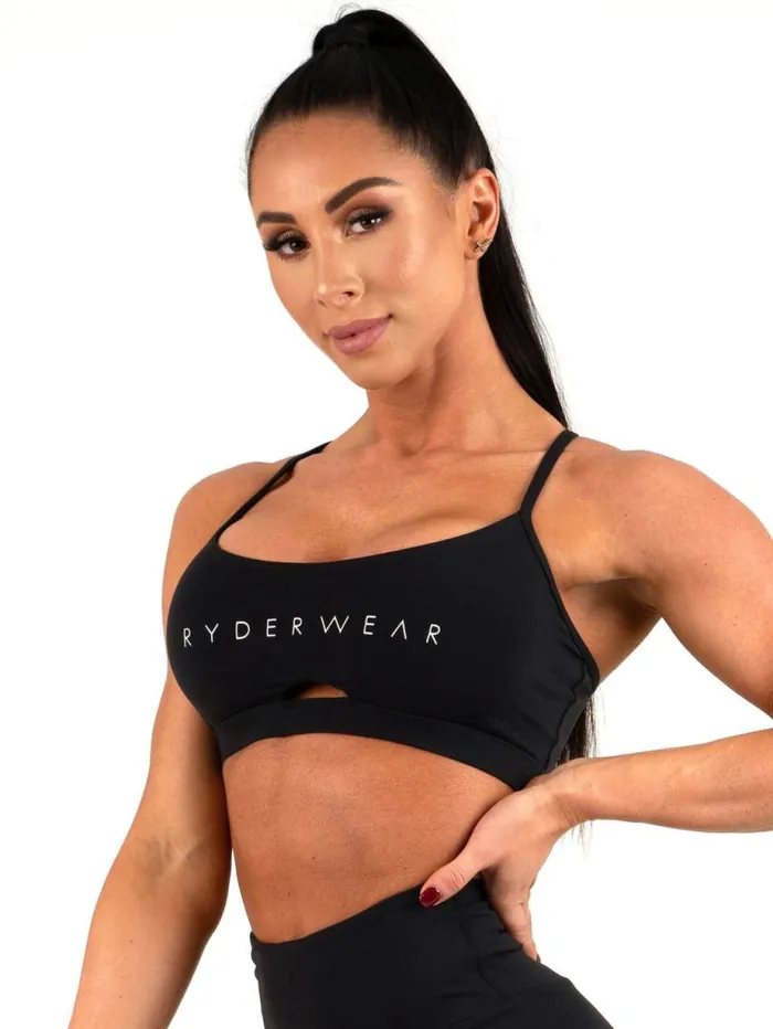 Sports Bras Womens Ryderwear Staples Sports Bra Black