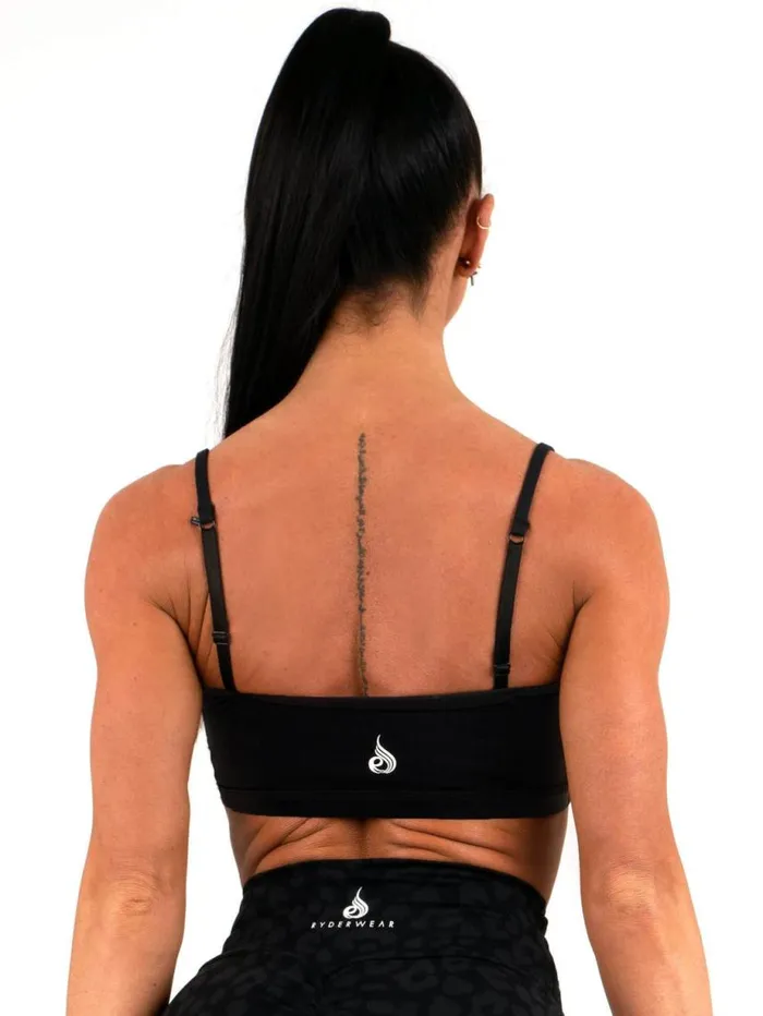 Sports Bras Womens Ryderwear Staples Sports Bra Black