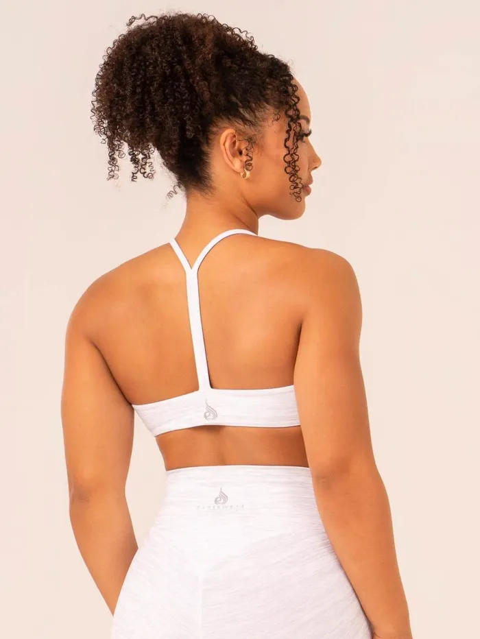 Sports Bras Womens Ryderwear Tempo Sports Bra Snow Grey Marl