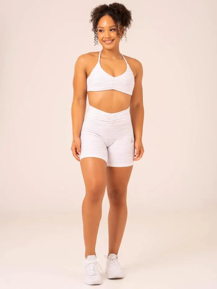 Sports Bras Womens Ryderwear Tempo Sports Bra Snow Grey Marl