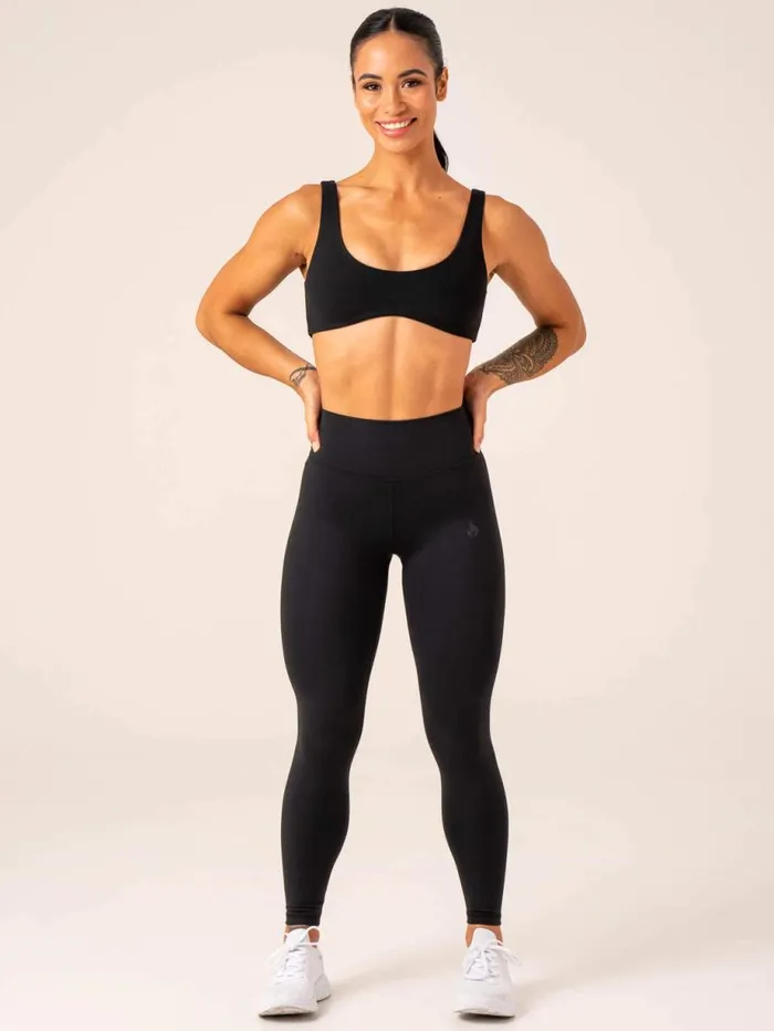 Sports Bras Womens Ryderwear Unstoppable Lounge Bra Black
