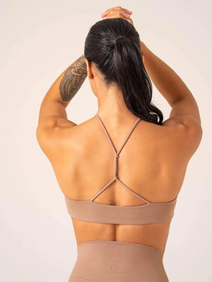 Sports Bras Womens Ryderwear Unstoppable Sports Bra Mocha